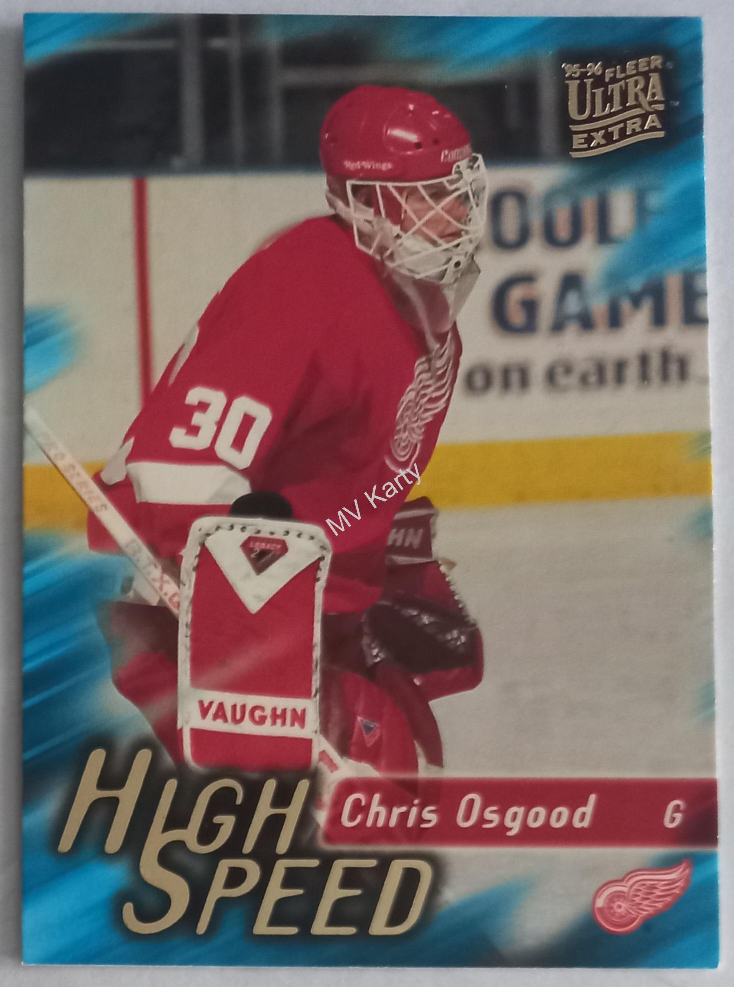 1995-96 Fleer Ultra Extra - High Speed #13 Chris Osgood