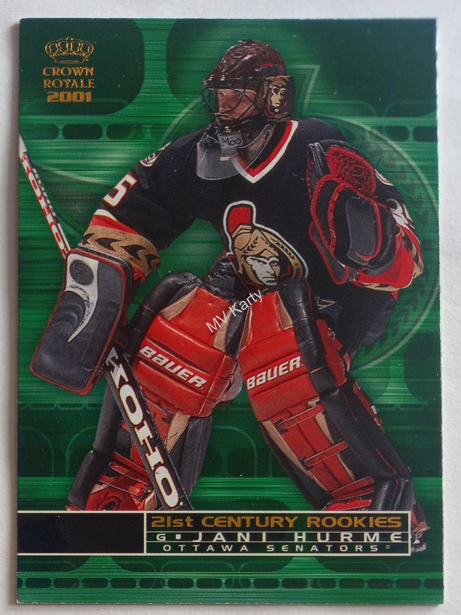 2000-01 Pacific Crown Royale - 21st Century Rookies #18 Jani Hurme