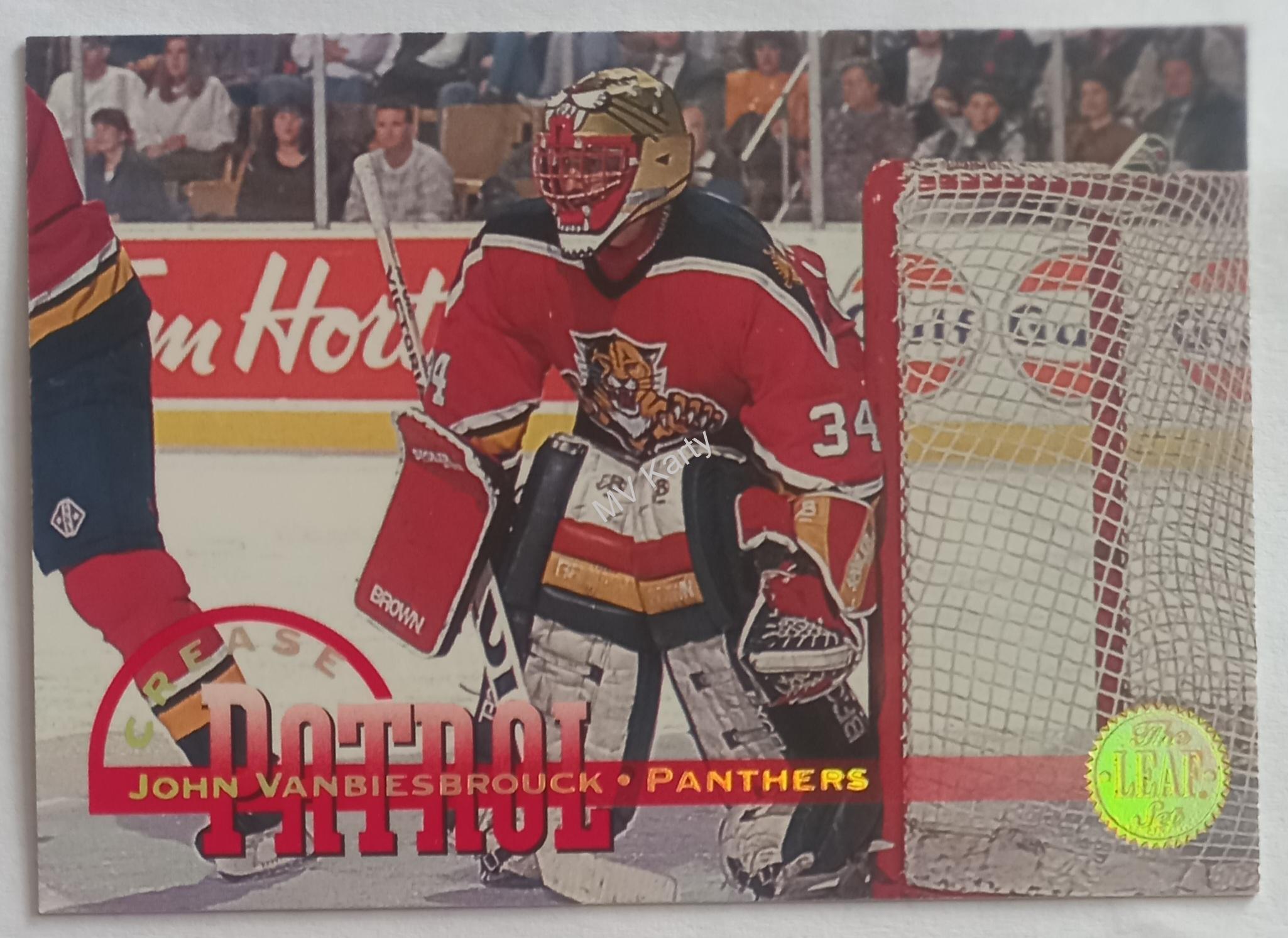 1994-95 Leaf - Crease Patrol #5 John Vanbiesbrouck