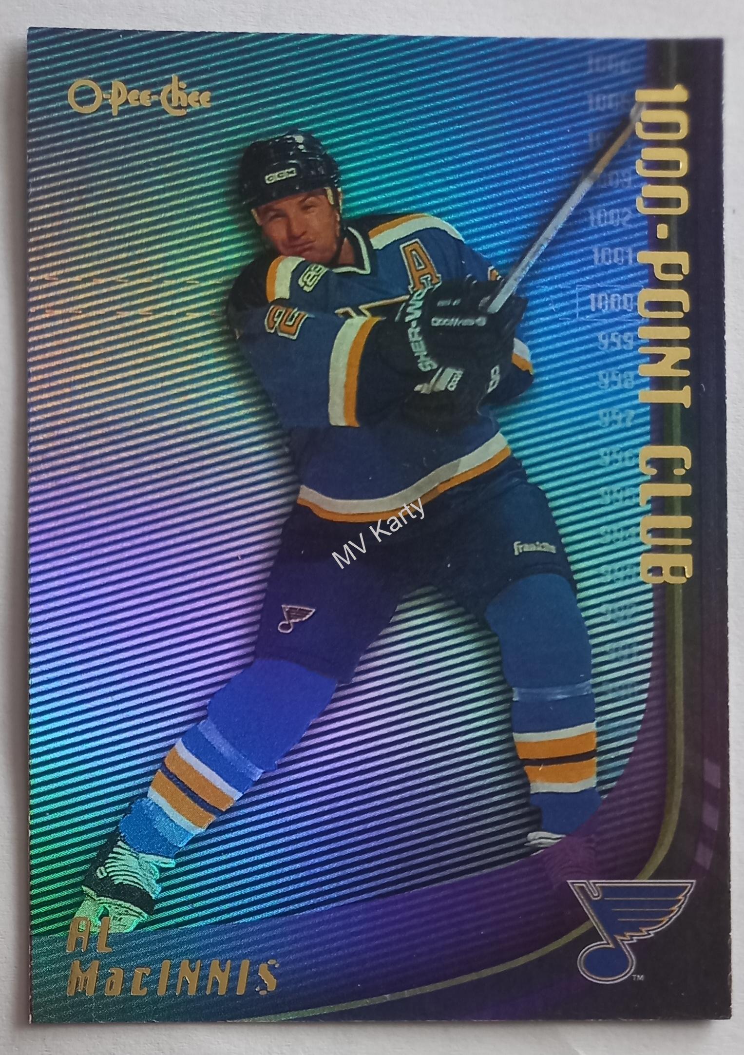 2000-01 O-Pee-Chee - 1000-Point Club #1000PC-13 Al MacInnis