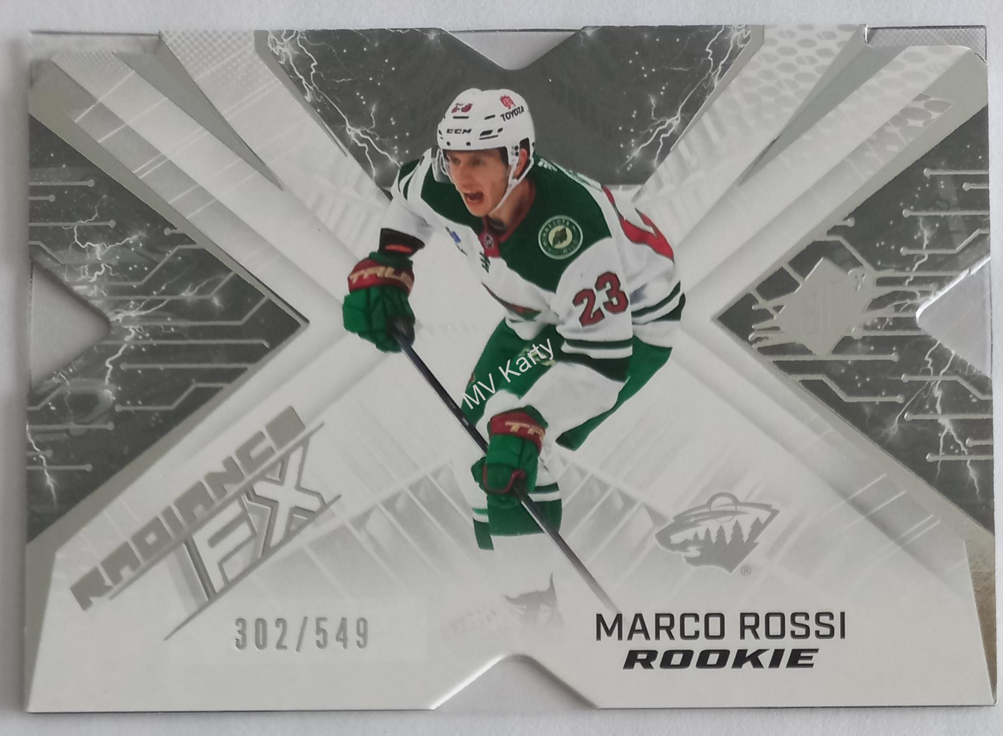 2022-23 SPx - Radiance FX #RFX-82 Marco Rossi SN549