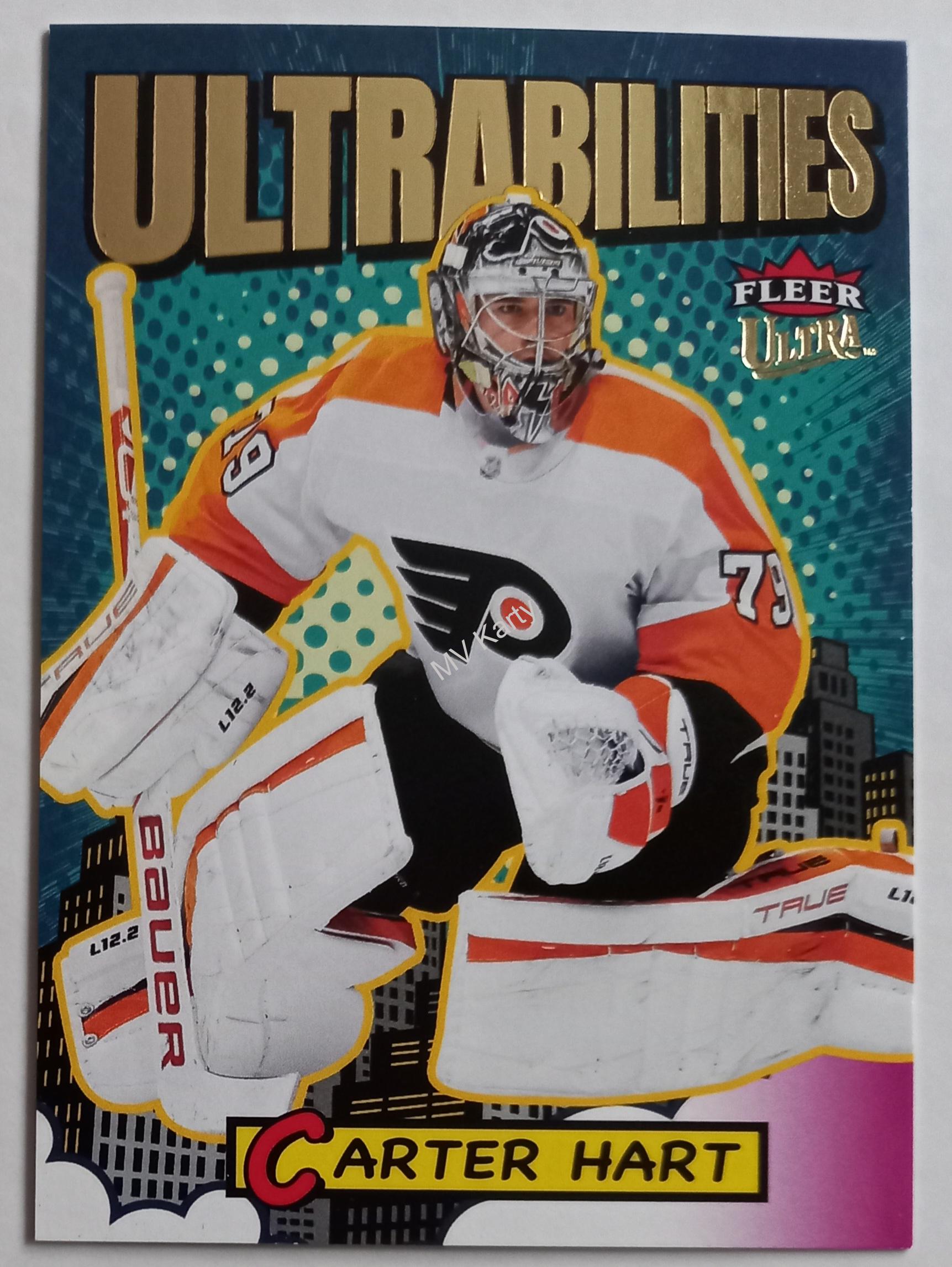2021-22 Upper Deck Fleer Ultra - Ultrabilities #UB-2 Carter Hart