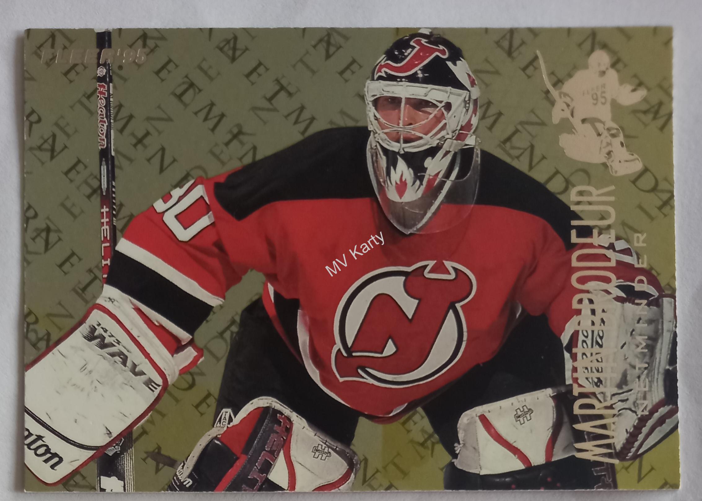 1994-95 Fleer - Netminder #2 Martin Brodeur