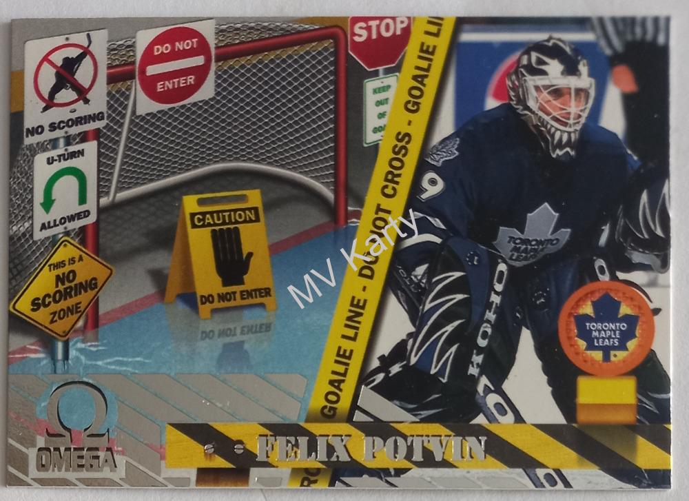 1997-98 Pacific Omega - No Scoring Zone #10 Felix Potvin
