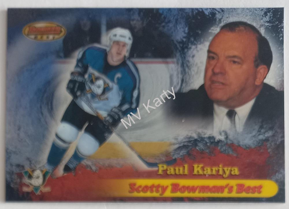 1998-99 Bowman's Best - Scotty Bowman' Best #SB9 Paul Kariya