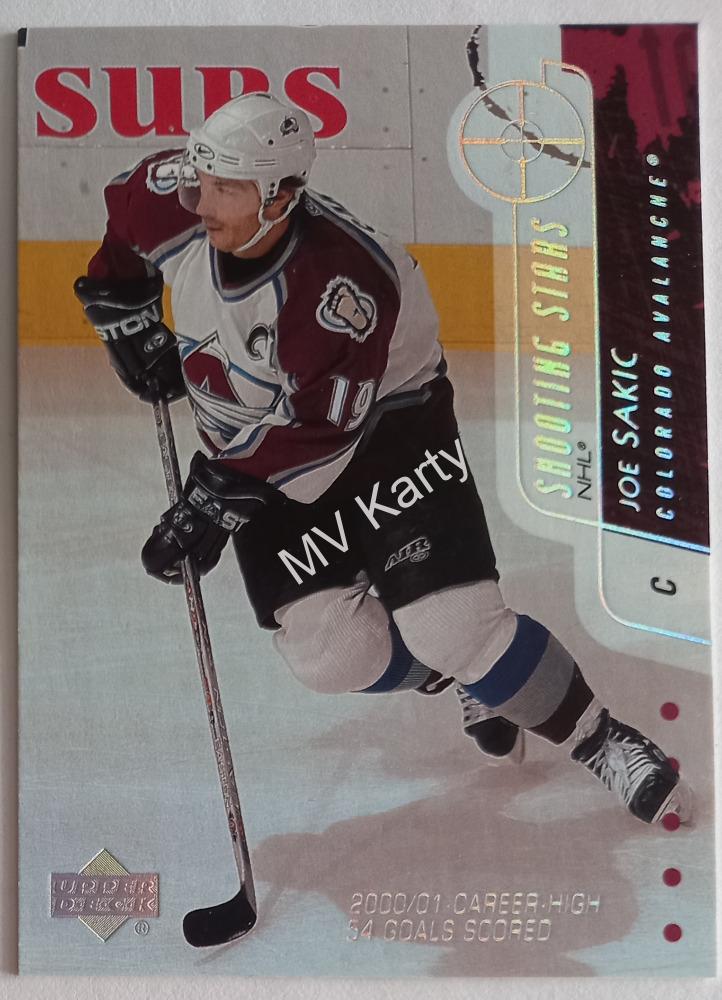 2002-03 Upper Deck - Shooting Stars #SS4 Joe Sakic