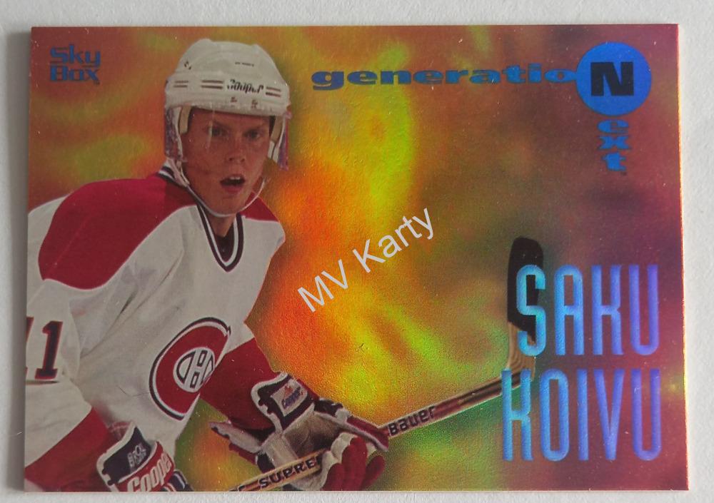 1995-96 Skybox Emotion - generatioNext #7 Saku Koivu