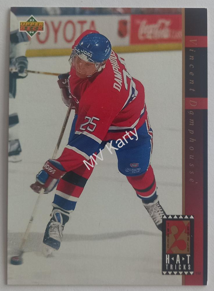 1993-94 Upper Deck - Hat Tricks #HT8 Vincent Damphousse