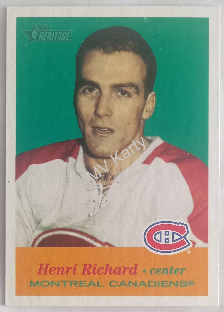 2001-02 Topps Heritage - 1957-58 Salute #S8 Henri Richard
