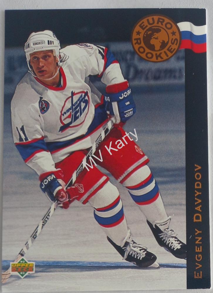 1992-93 Upper Deck - Euro Rookies #ER17 Evgeny Davydov
