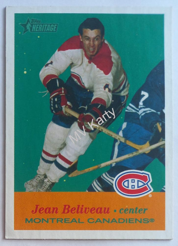 2001-02 Topps Heritage - 1957-58 Salute #S7 Jean Beliveau