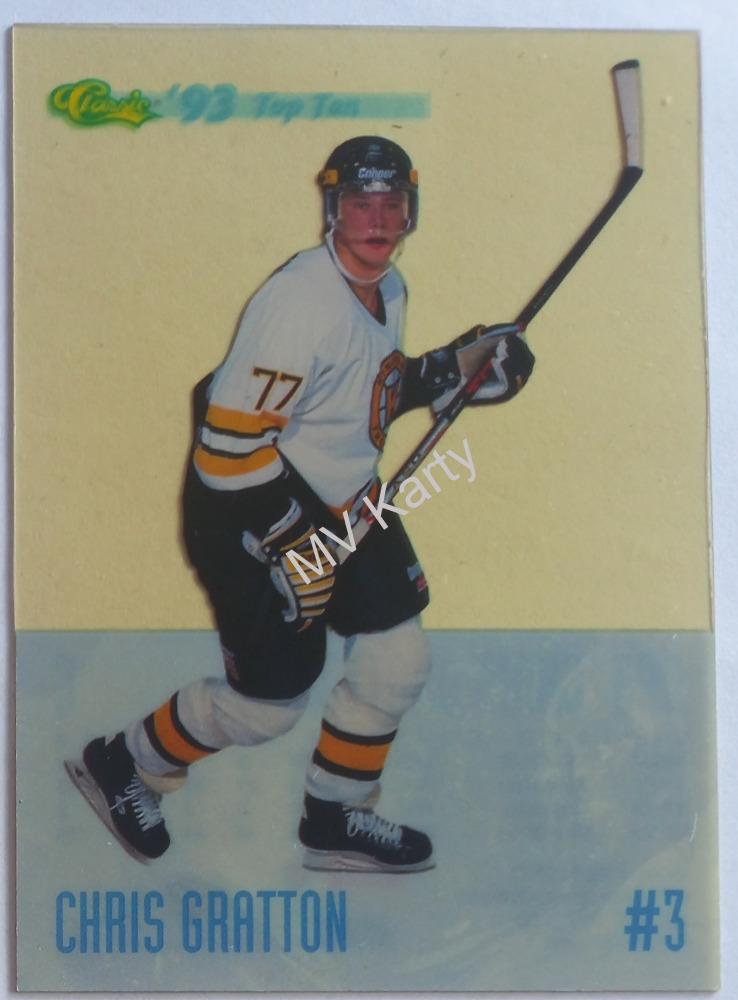 1993-94 Classic Draft - Top Ten #DP3 Chris Gratton #/25,000