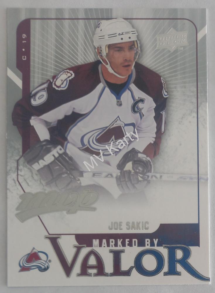 2008-09 Upper Deck MVP - Marked by Valor #MV2 Joe Sakic