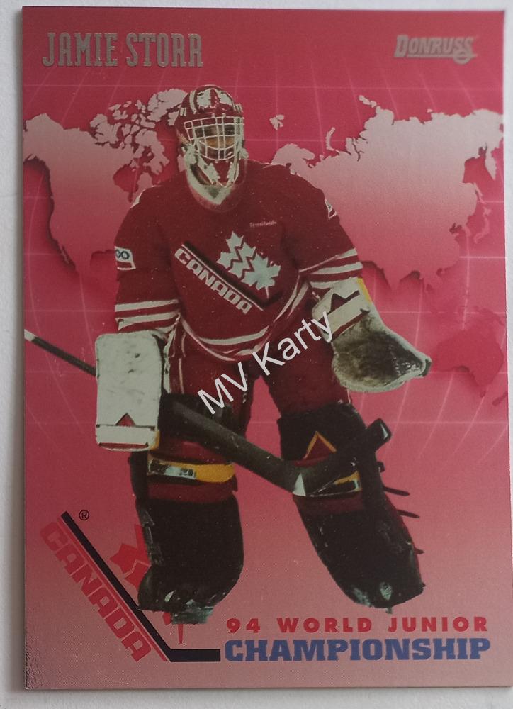 1993-94 Donruss - Canada World Junior Championship #CAN 20 Jamie Storr