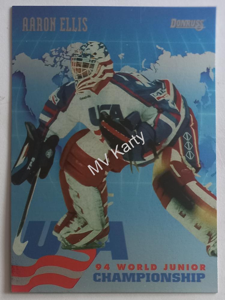 1993-94 Donruss - USA World Junior Championship #USA 6 Aaron Ellis