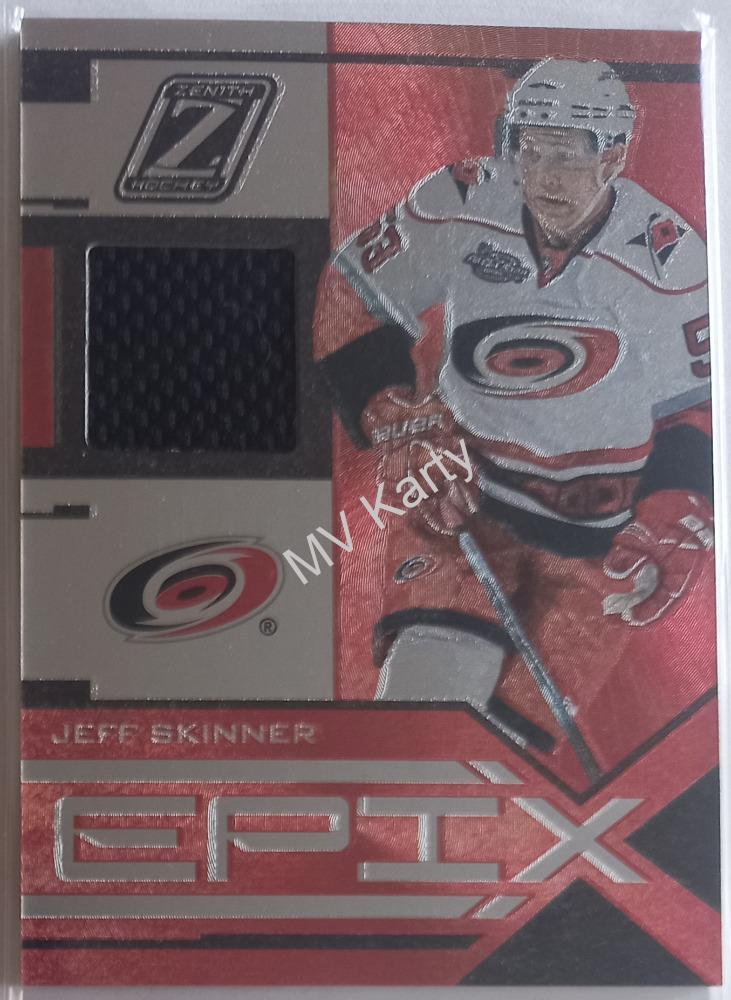 2010-11 Zenith - Epix Dare to Tear - Materials #49 Jeff Skinner #/100