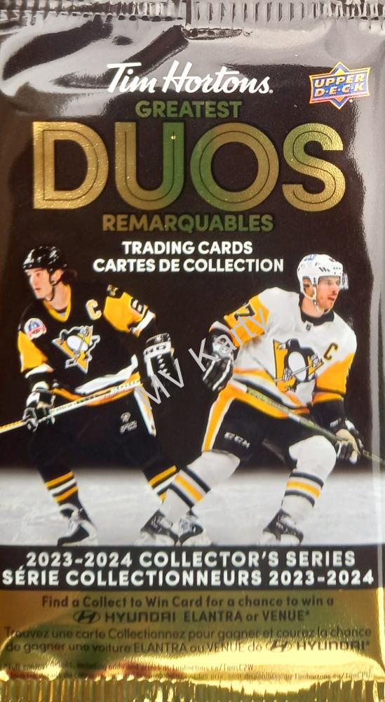 2023-24 Upper Deck Tim Hortons Greatest Duos balíček