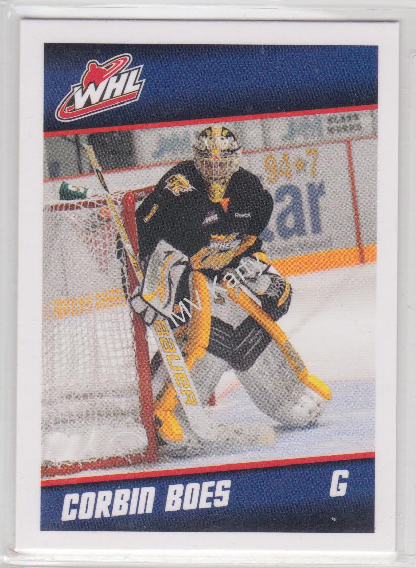 2012-13 Post CHL Goalies #NNO - Corbin Boes
