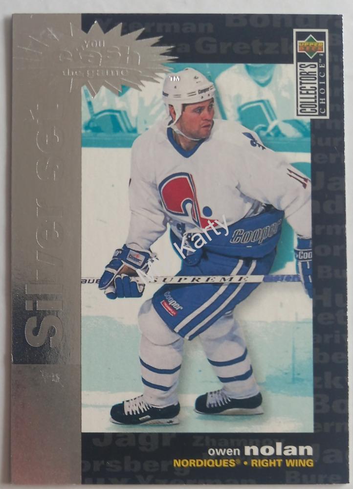 1995-96 Upper Deck Collector's Choice - Prize Crash the Game - Silver #C12 Owen Nolan