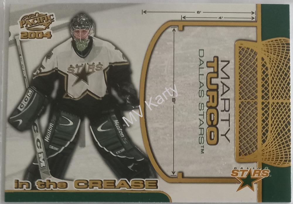 2003-04 Pacific - in the Crease #4 Marty Turco