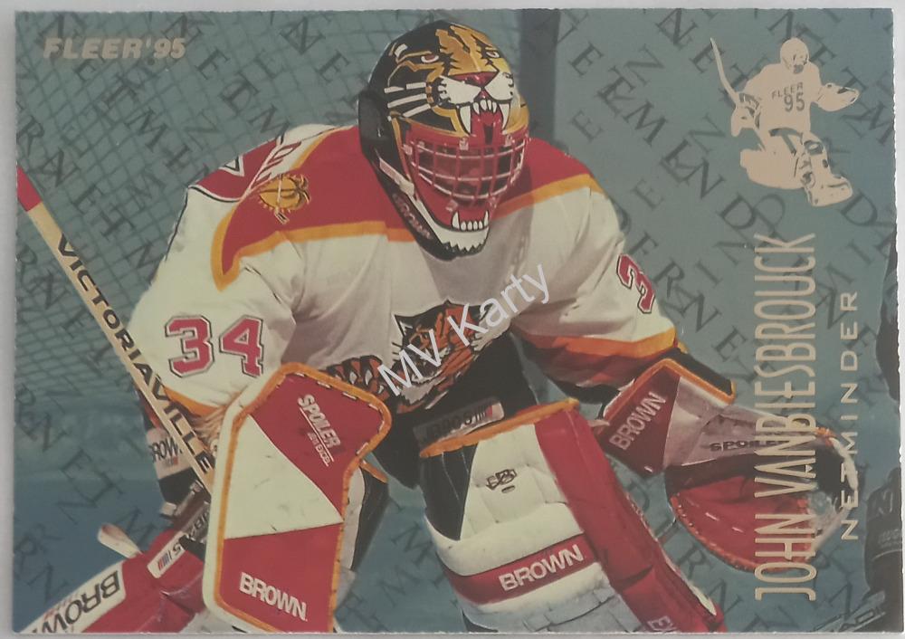 1994-95 Fleer - Netminder #10 John Vanbiesbrouck