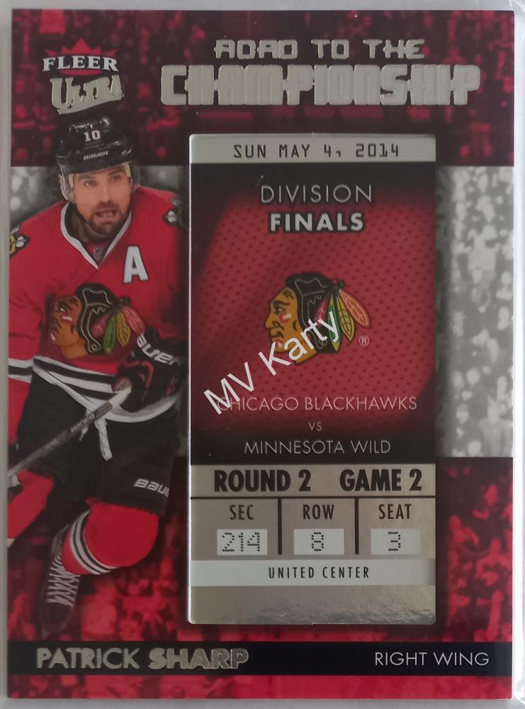 2014-15 Fleer Ultra - Road to the Championship #RTCCB-PS.5 Patrick Sharp (Round 2 - 5/4/14)