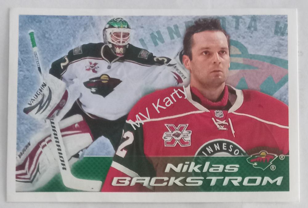 2011-12 Panini Stickers Wild Hockey Card #284 Niklas Backstrom