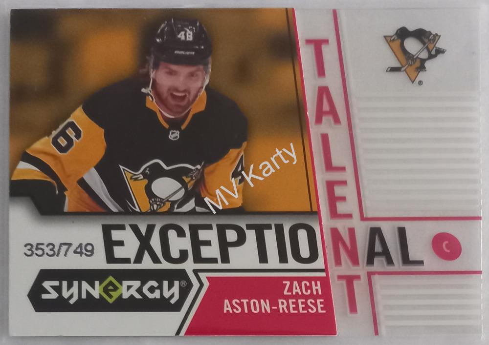 2018-19 Upper Deck Synergy - Exceptional Talent #ET-32 Zach Aston-Reese #/749