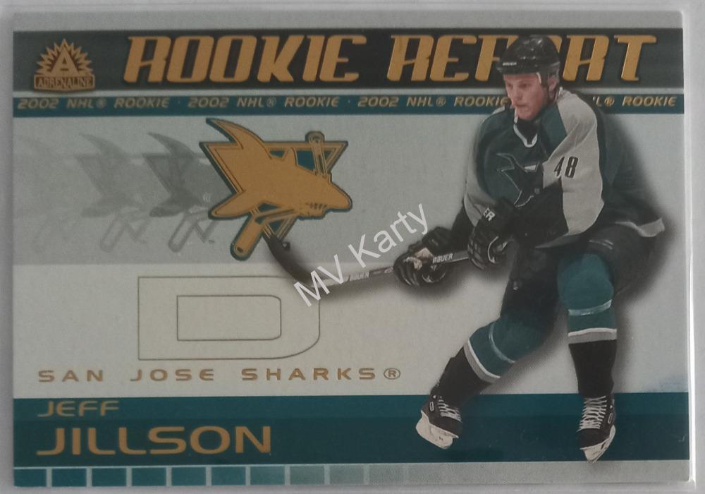 2001-02 Pacific Adrenaline - Rookie Report #17 Jeff Jillson
