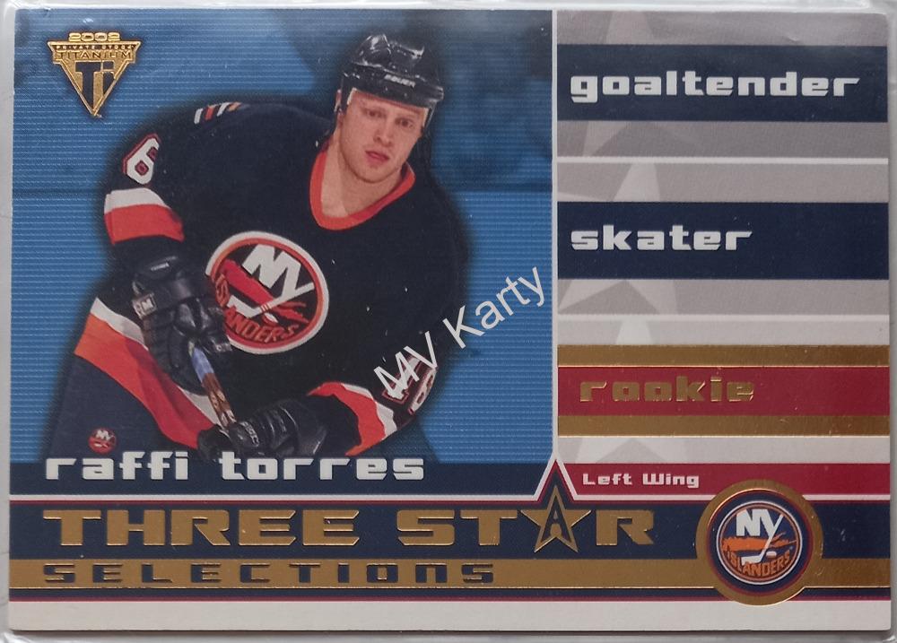 2001-02 Pacific Private Stock Titanium - Three Star Selections #29 Raffi Torres
