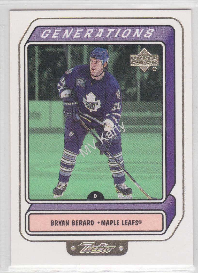 1999-00 Upper Deck Retro - Generations #G1C - Bryan Berard