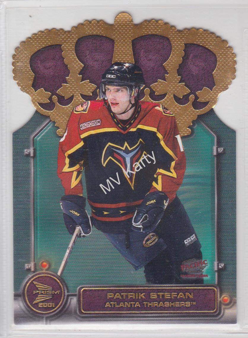 2000-01 Pacific Prism McDonald's - Gold Crown Die-Cuts #1 - Patrik Stefan