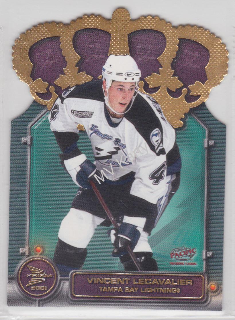 2000-01 Pacific Prism McDonald's - Gold Crown Die-Cuts #6 - Vincent Lecavalier
