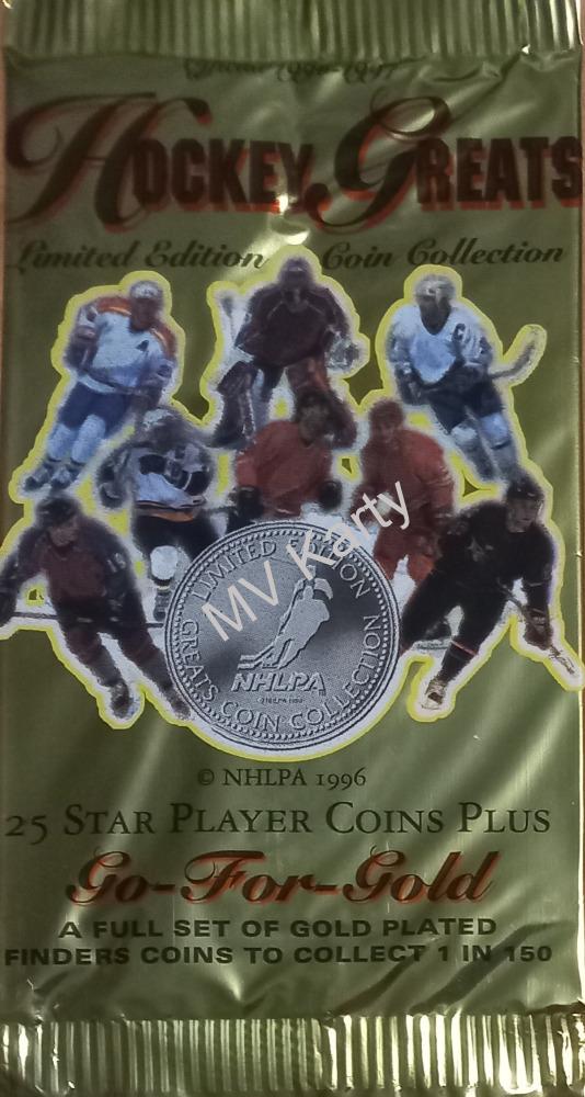 1996-97 Got-Um Hockey Greats Coin Collection balíček