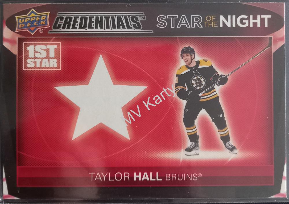 2021-22 Upper Deck Credentials - 1st Star of the Night #1S-10 Taylor Hall