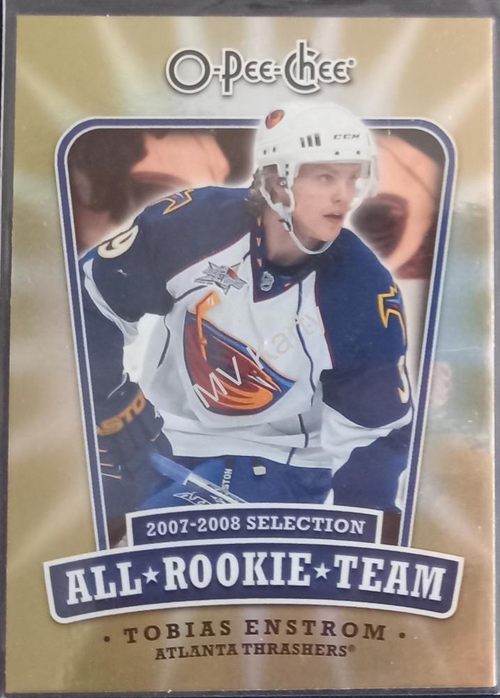 2008-09 O-Pee-Chee - All-Rookie Team #ART-TE Tobias Enstrom