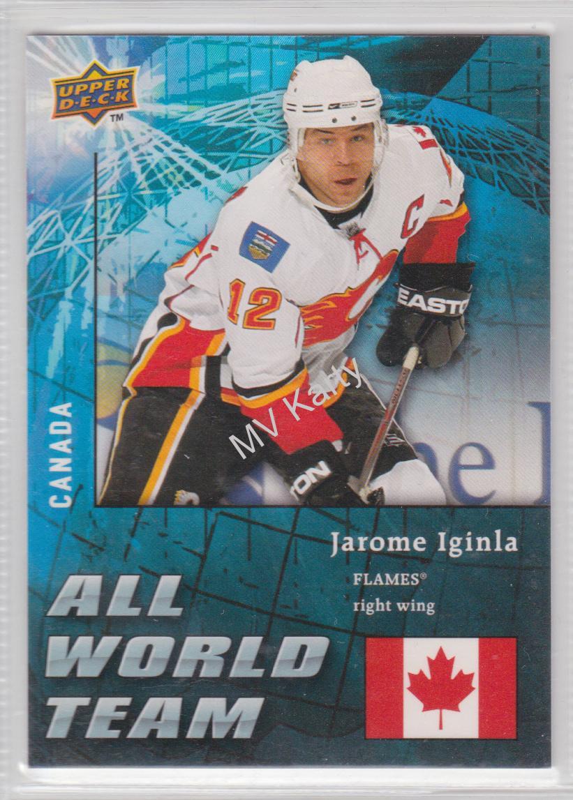 2009-10 Upper Deck - All World Team #AW9 - Jarome Iginla