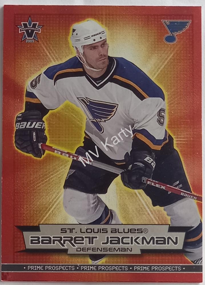 2002-03 Pacific Vanguard - Prime Prospects #20 Barret Jackman