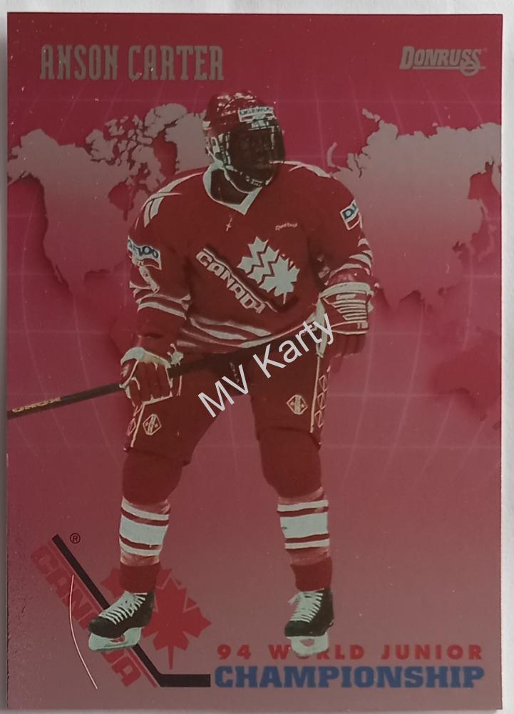 1993-94 Donruss - Canada World Junior Championship #CAN 7 Anson Carter