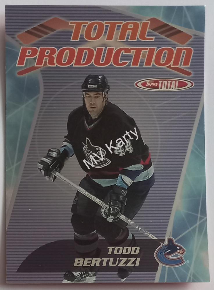 2002-03 Topps Total - Total Production #TP14 Todd Bertuzzi