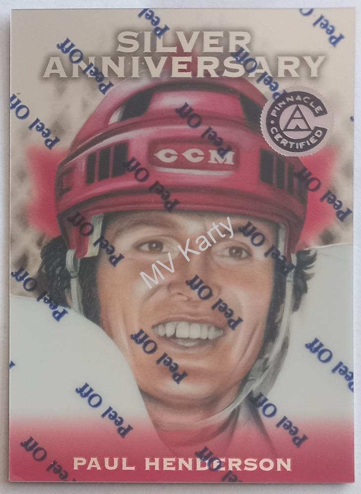 1997-98 Pinnacle Certified - Silver Anniversary #S5 Paul Henderson