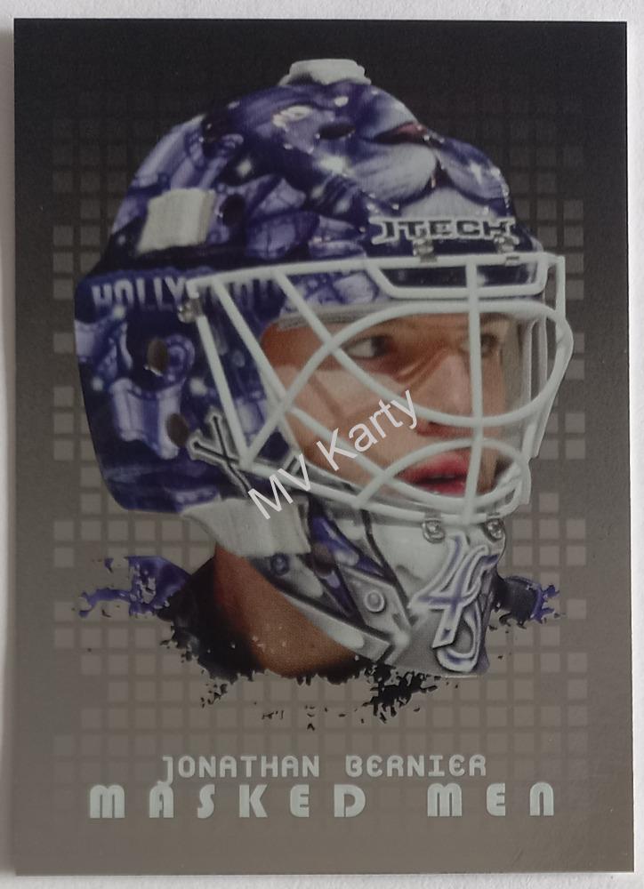2008-09 In the Game Between the Pipes - Masked Men - Silver #MM-07 Jonathan Bernier