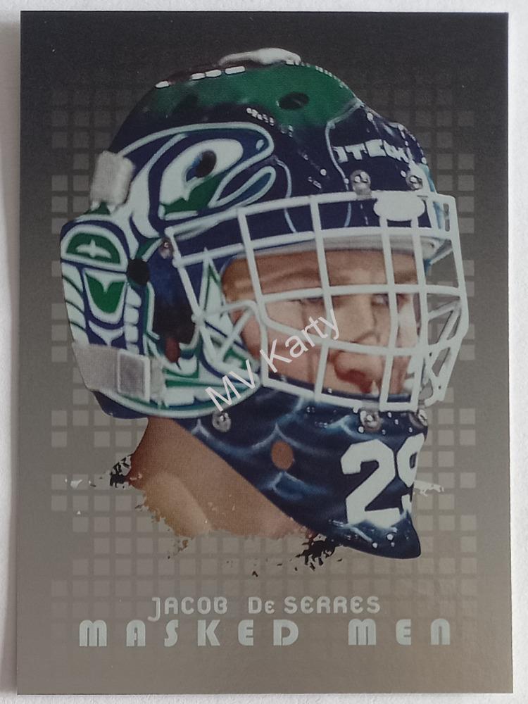 2008-09 In the Game Between the Pipes - Masked Men - Silver #MM-33 Jacob De Serres