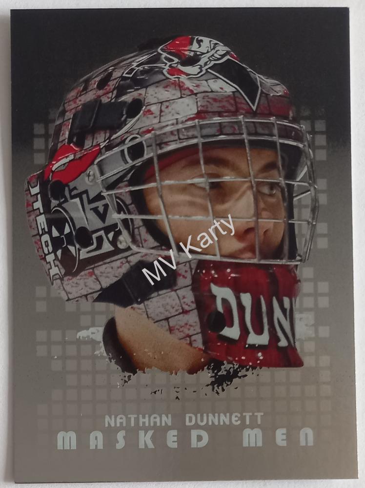 2008-09 In the Game Between the Pipes - Masked Men - Silver #MM-35 Nathan Dunnett