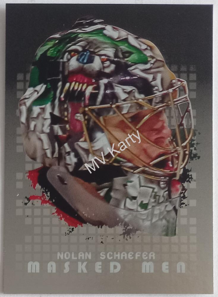 2008-09 In the Game Between the Pipes - Masked Men - Silver #MM-50 Nolan Schaefer