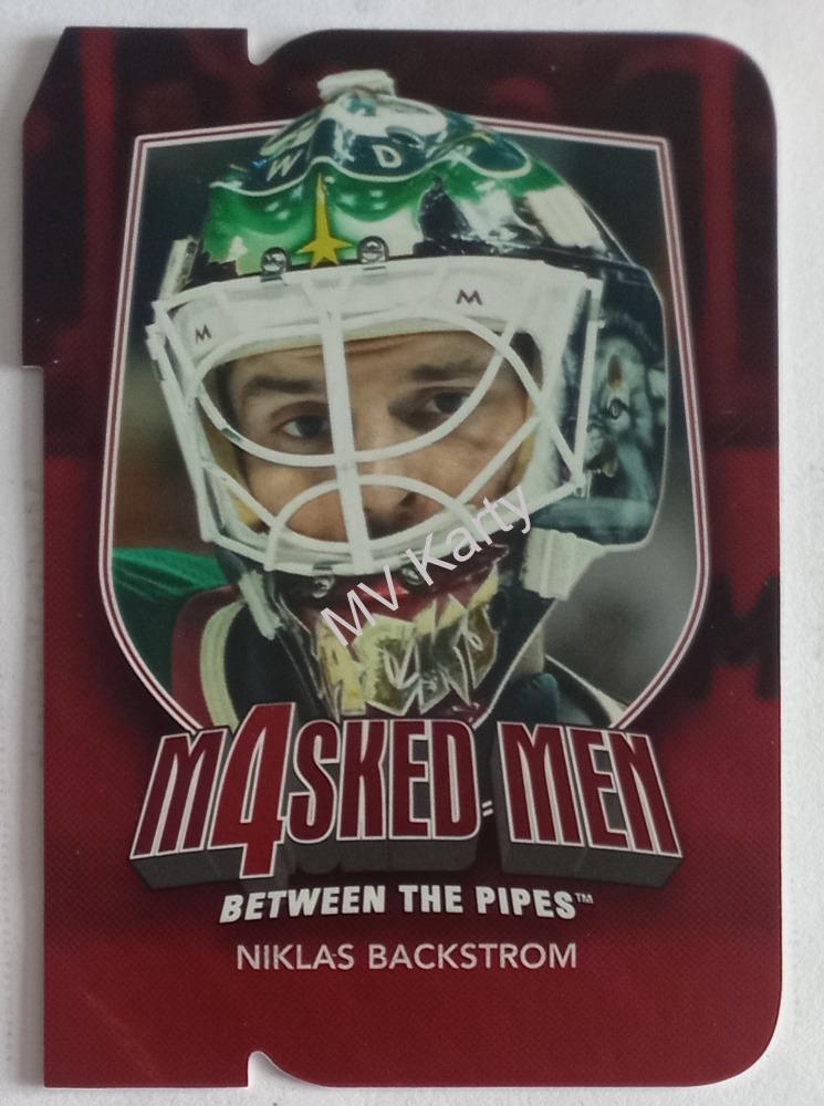 2011-12 In the Game Between the Pipes - Masked Men 4 - Ruby Die-Cut #MM-03 Niklas Backstrom