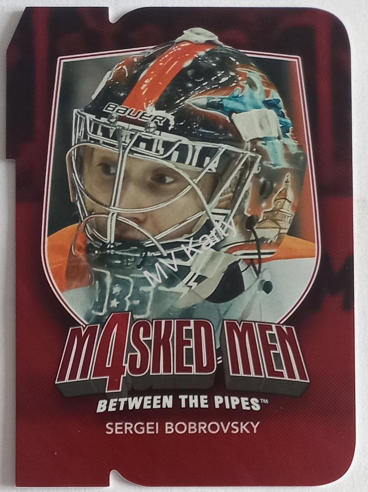 2011-12 In the Game Between the Pipes - Masked Men 4 - Ruby Die-Cut #MM-08 Sergei Bobrovsky