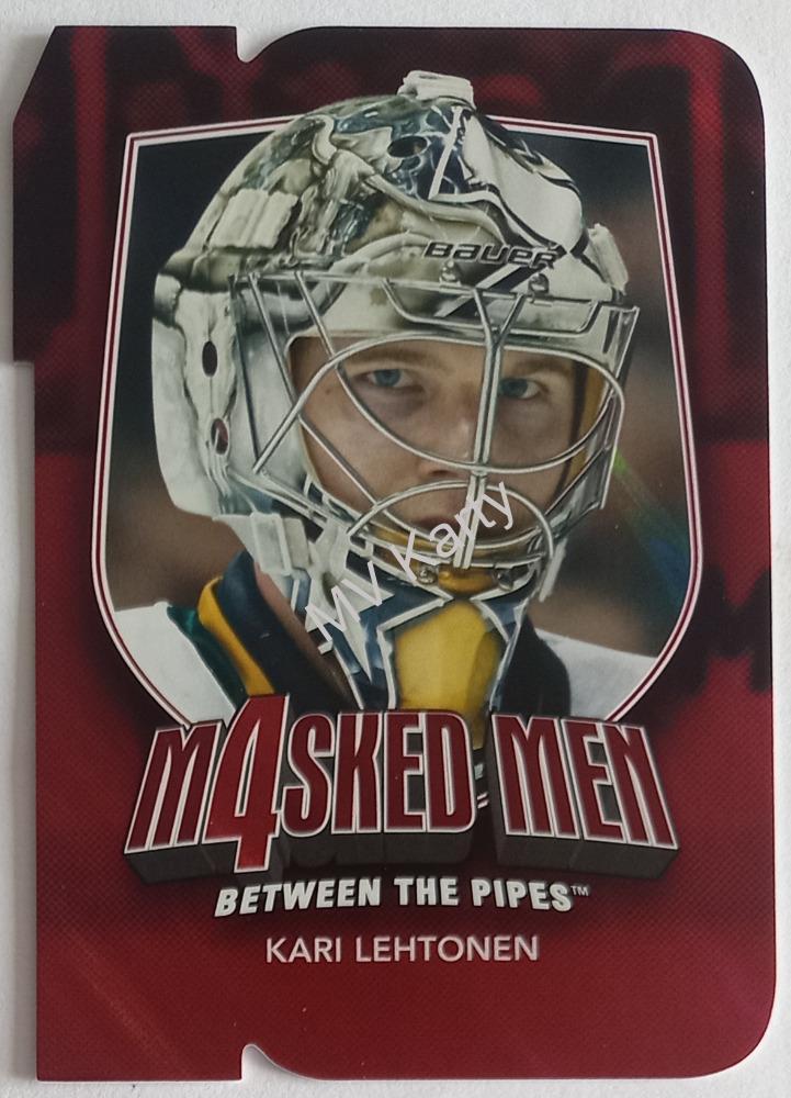 2011-12 In the Game Between the Pipes - Masked Men 4 - Ruby Die-Cut #MM-26 Kari Lehtonen