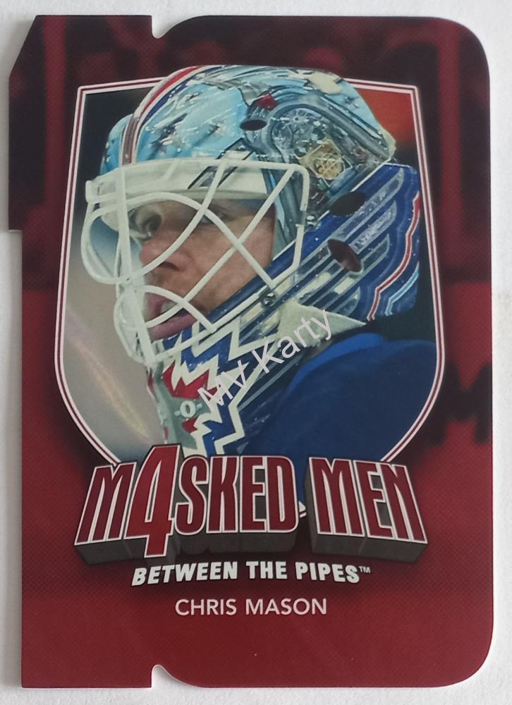 2011-12 In the Game Between the Pipes - Masked Men 4 - Ruby Die-Cut #MM-29 Chris Mason