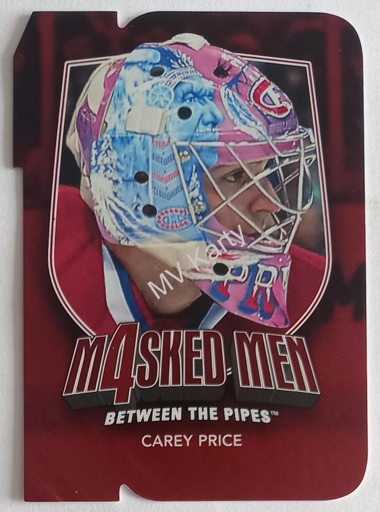 2011-12 In the Game Between the Pipes - Masked Men 4 - Ruby Die-Cut #MM-35 Carey Price